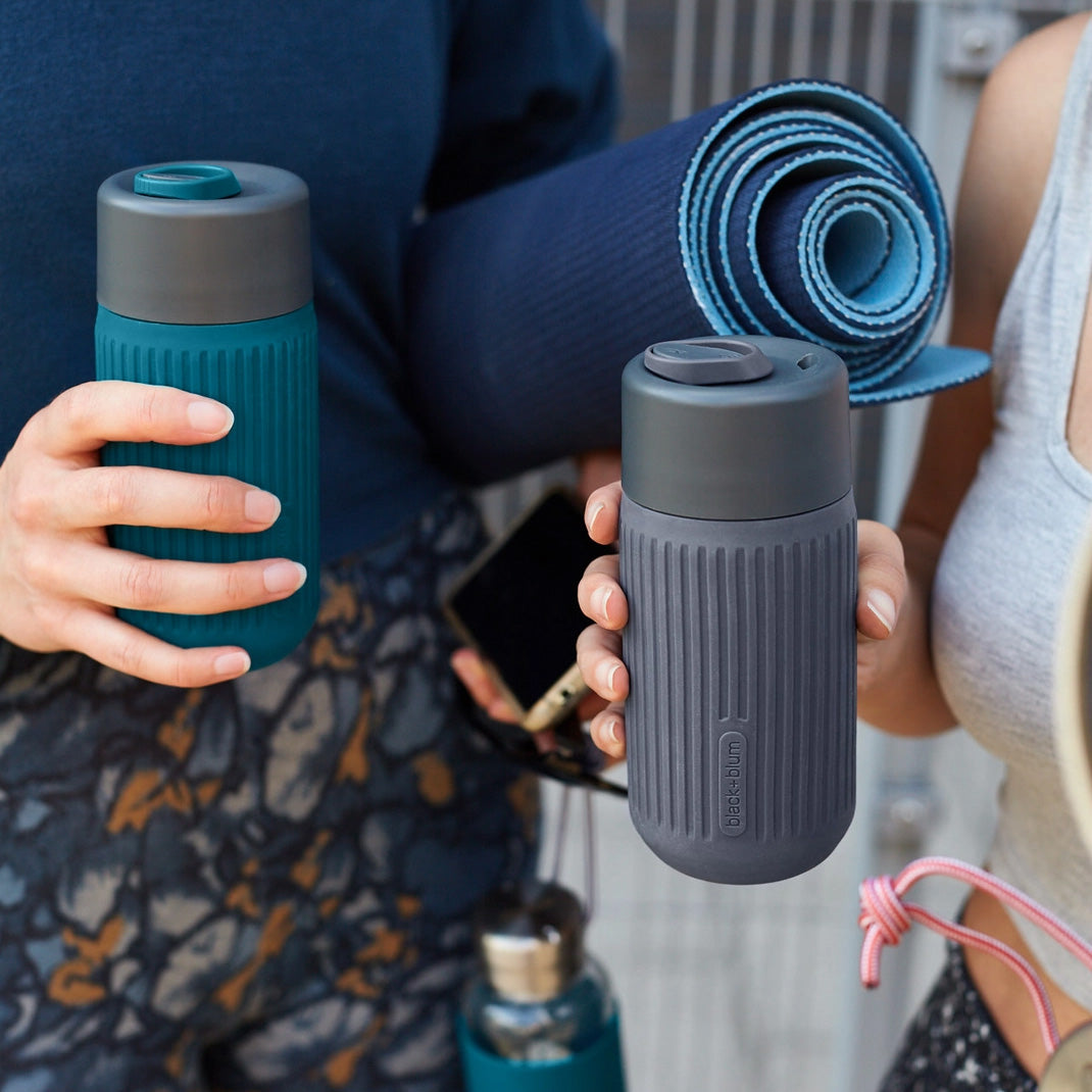 Black + Blum Glass Travel Cup, Slate