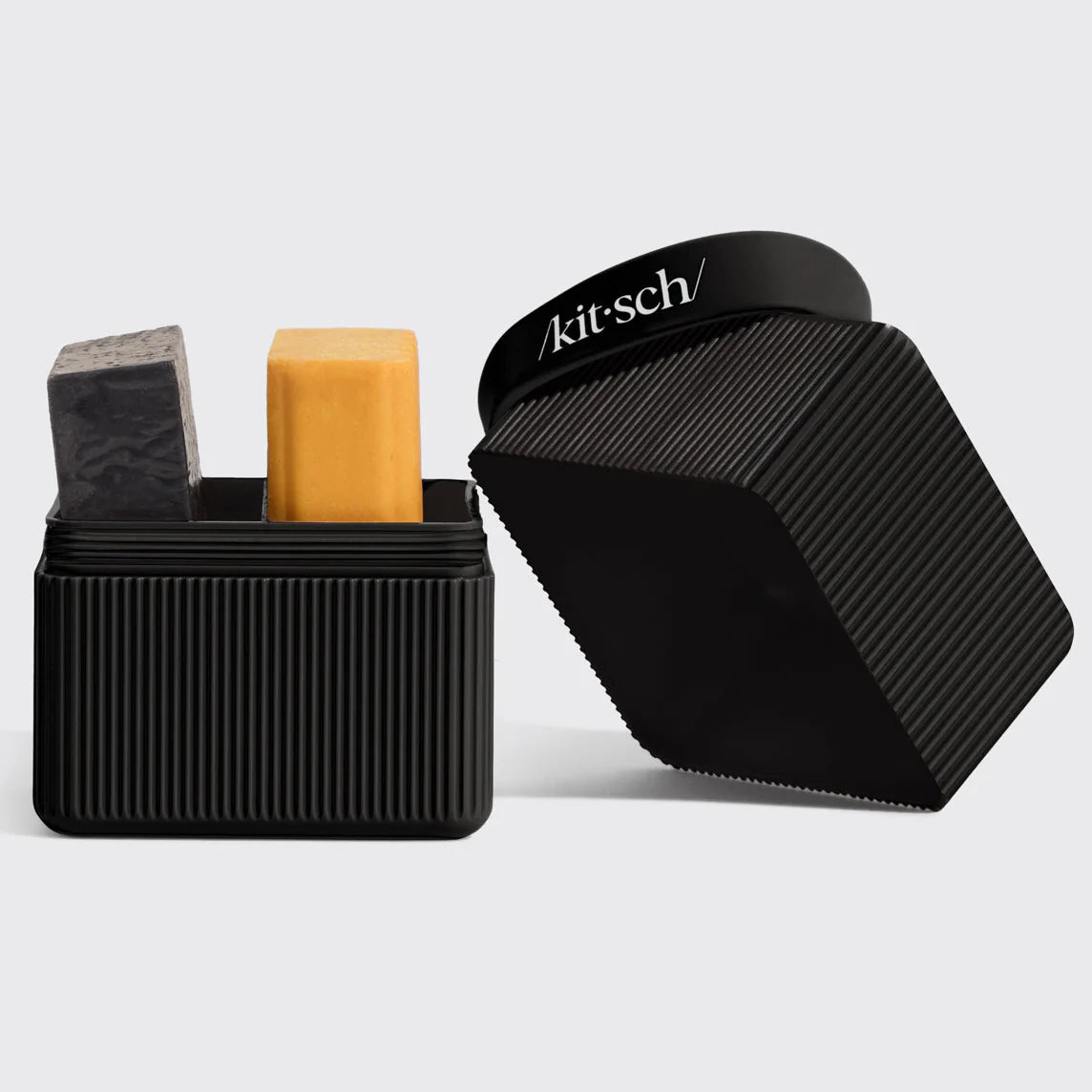 KITSCH 2-Compartment Travel Case, Black
