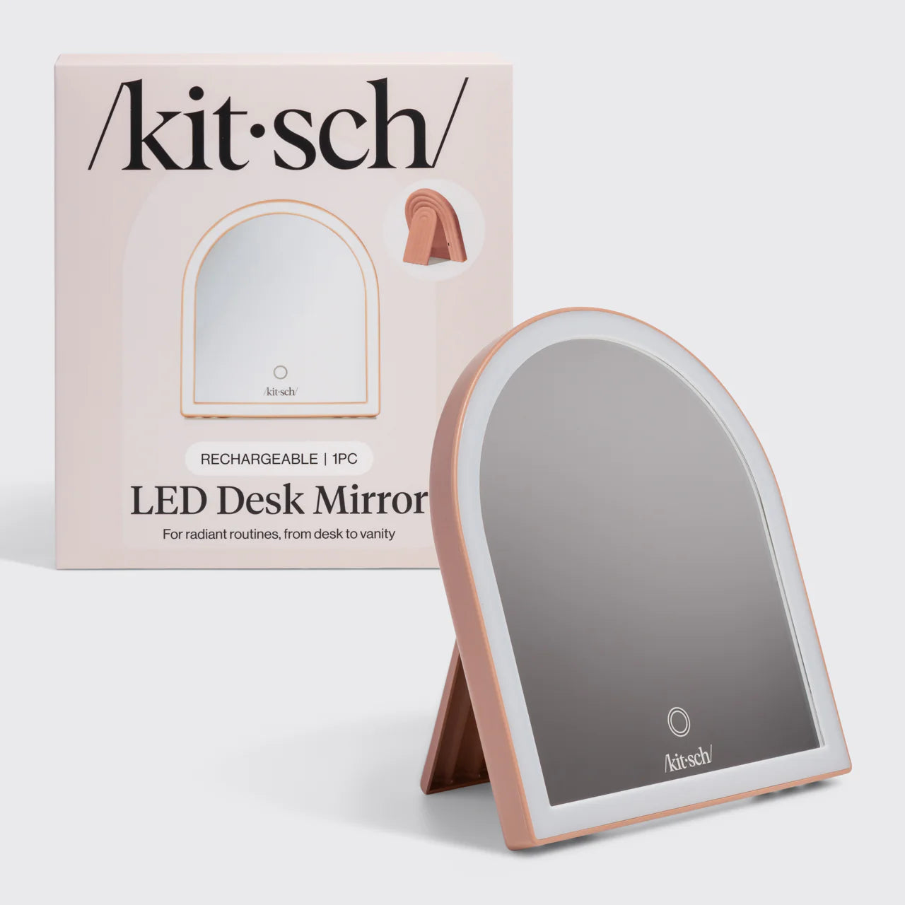 KITSCH Arch Desk Mirror, Terracotta