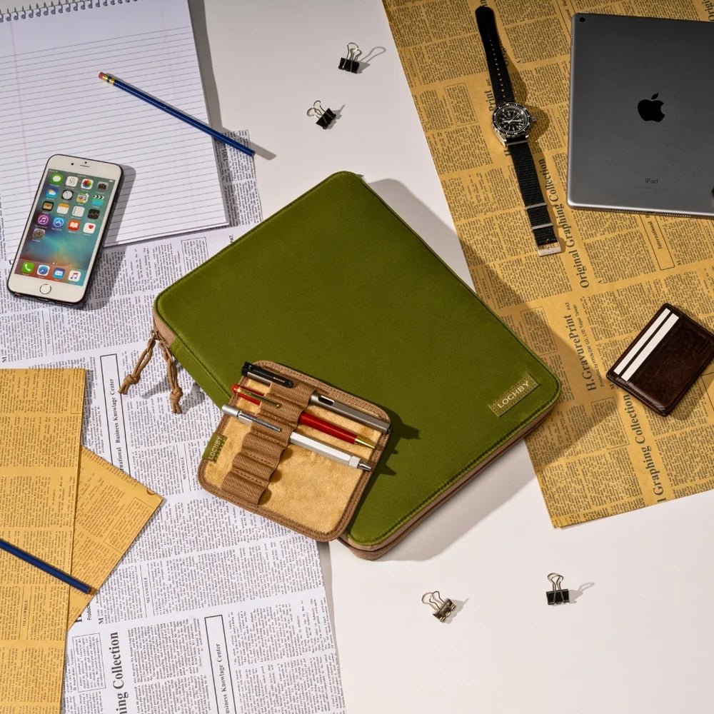 Lochby Daily Folio A4, Olive