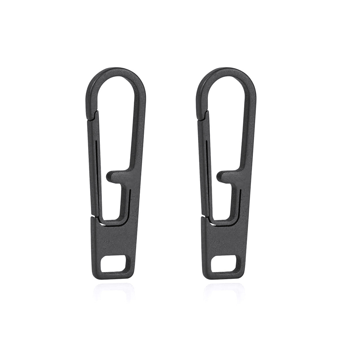 Viperade VAT1-M Heavy Duty Titanium Zipper Pull Replacement (2pcs), Black