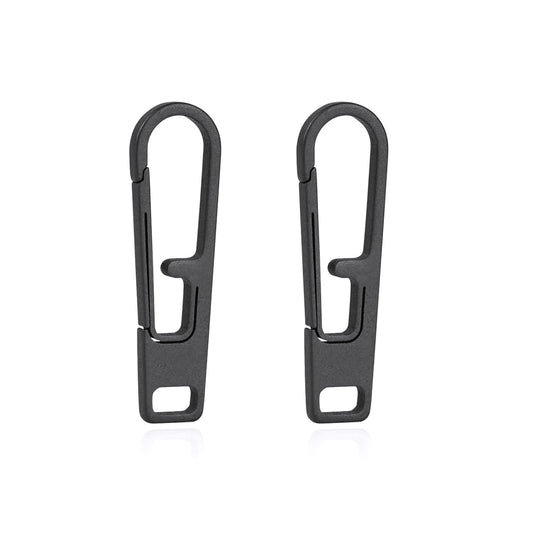 Viperade VAT1-M Heavy Duty Titanium Zipper Pull Replacement (2pcs), Black