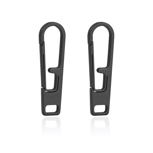 Viperade VAT1-L Heavy Duty Titanium Zipper Pull Replacement (2pcs), Black