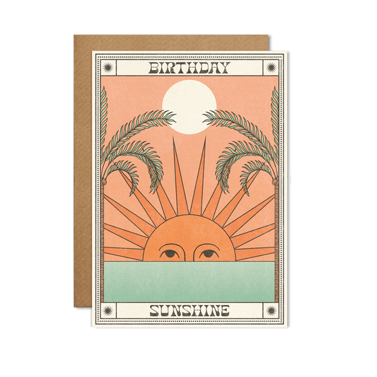 Cai & Jo Birthday Sunshine Card