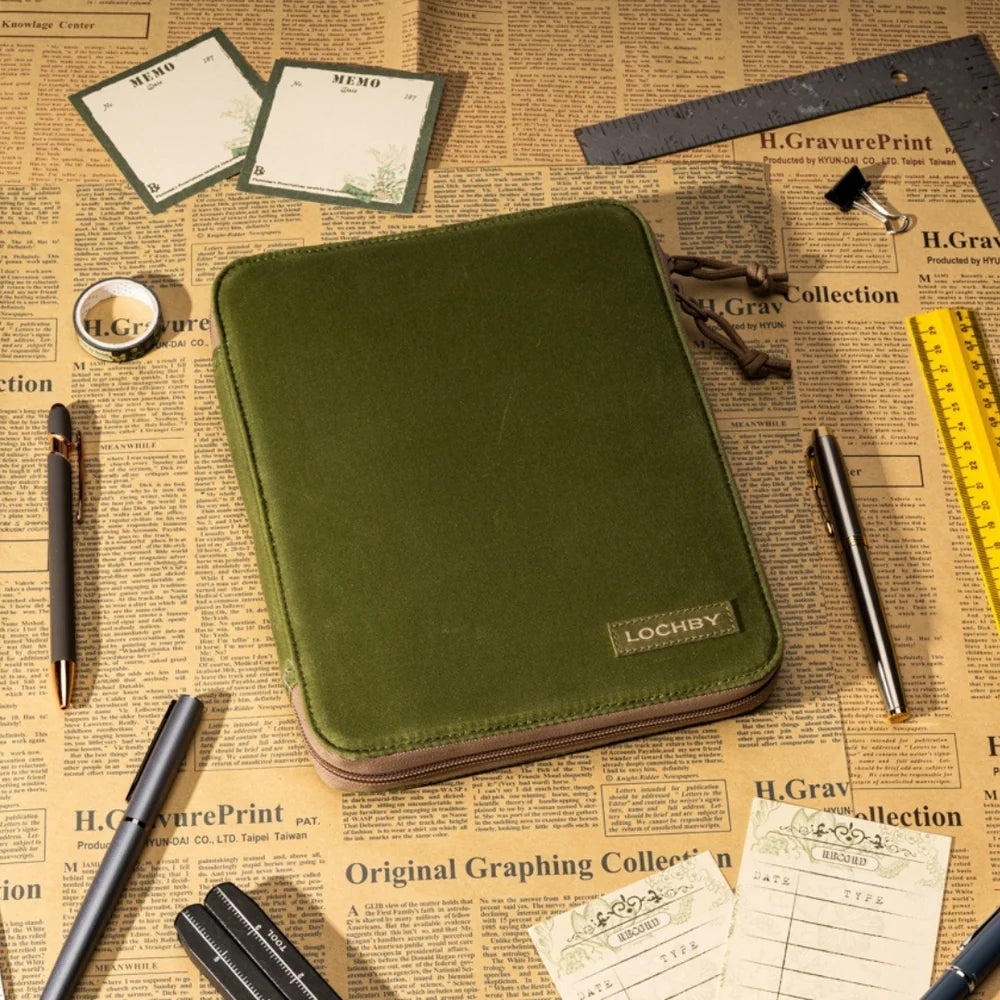 Lochby Daily Folio A5, Olive