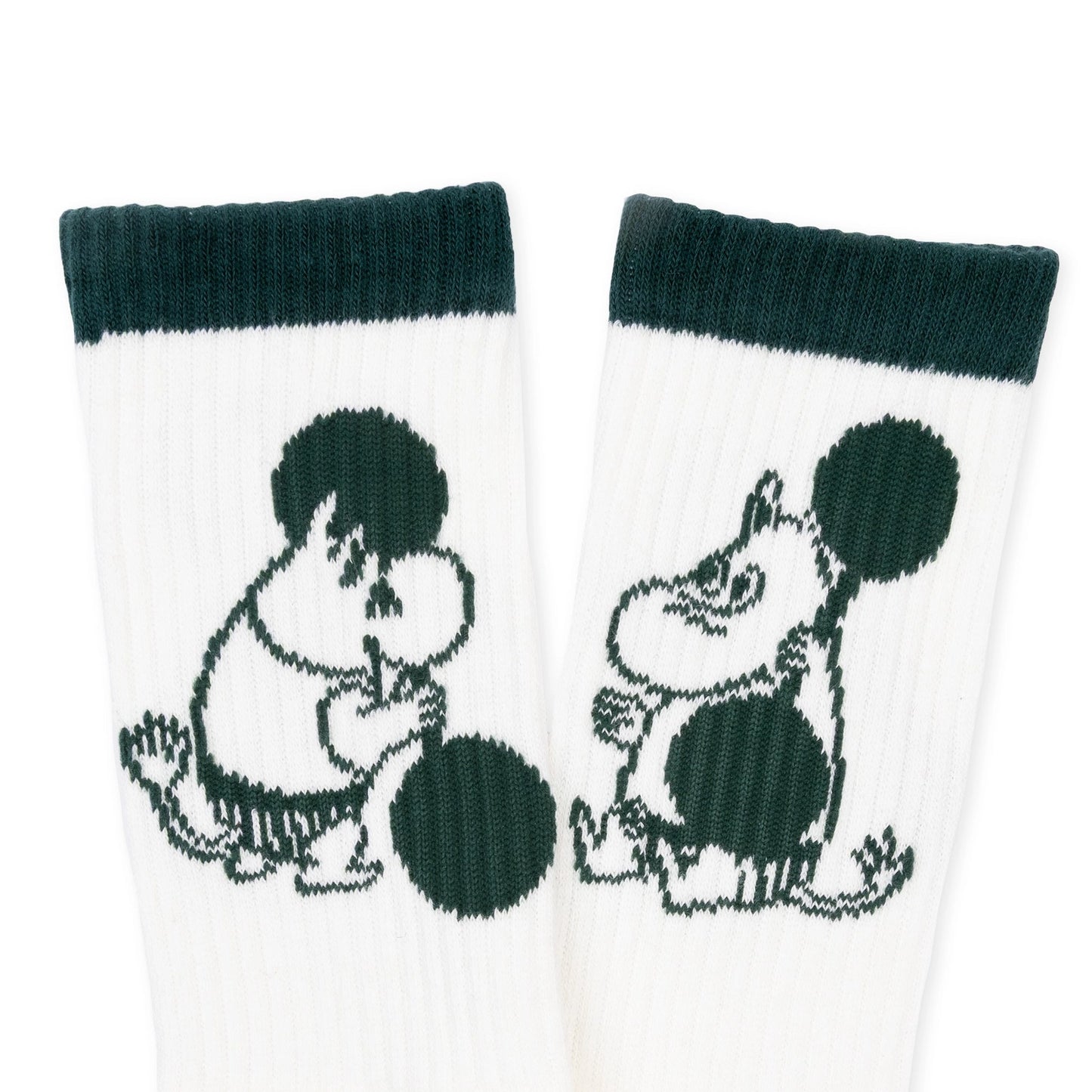 Nordicbuddies Moomintroll Weightlifting Active Men's Socks, Green