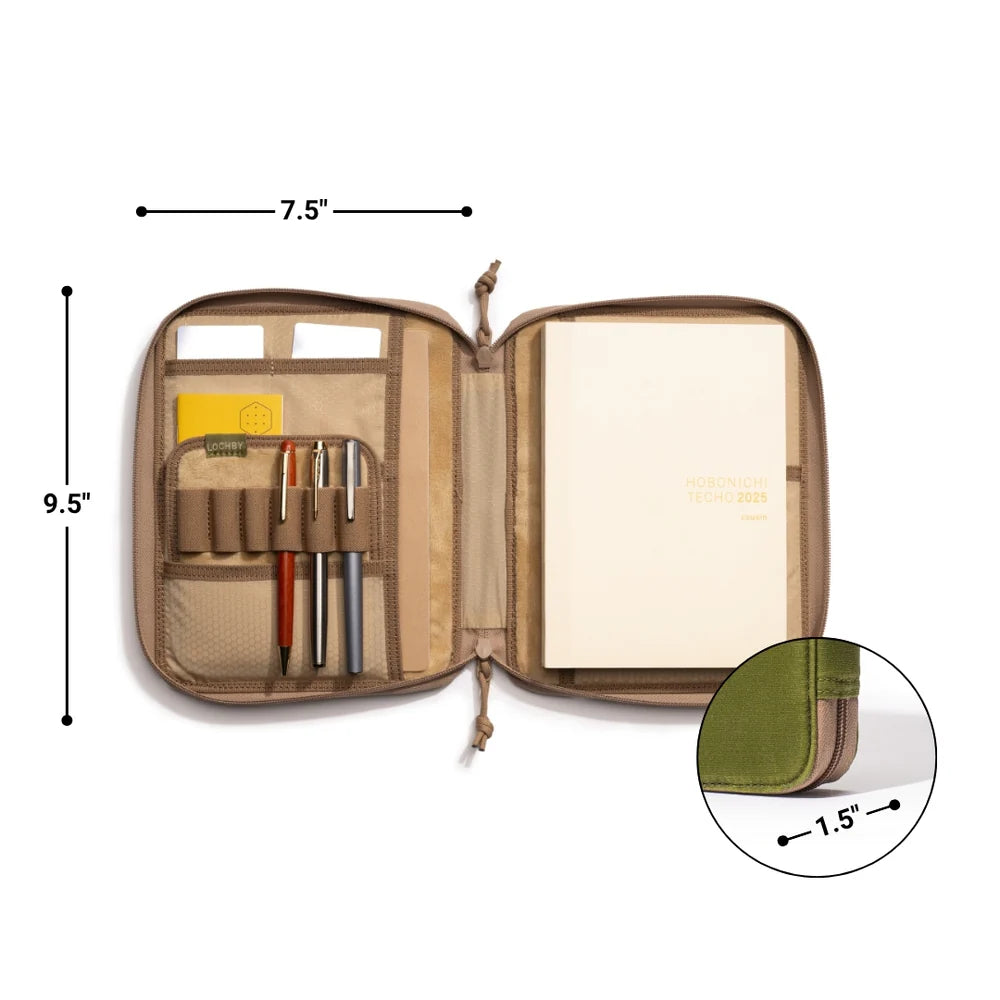 Lochby Daily Folio A5, Olive
