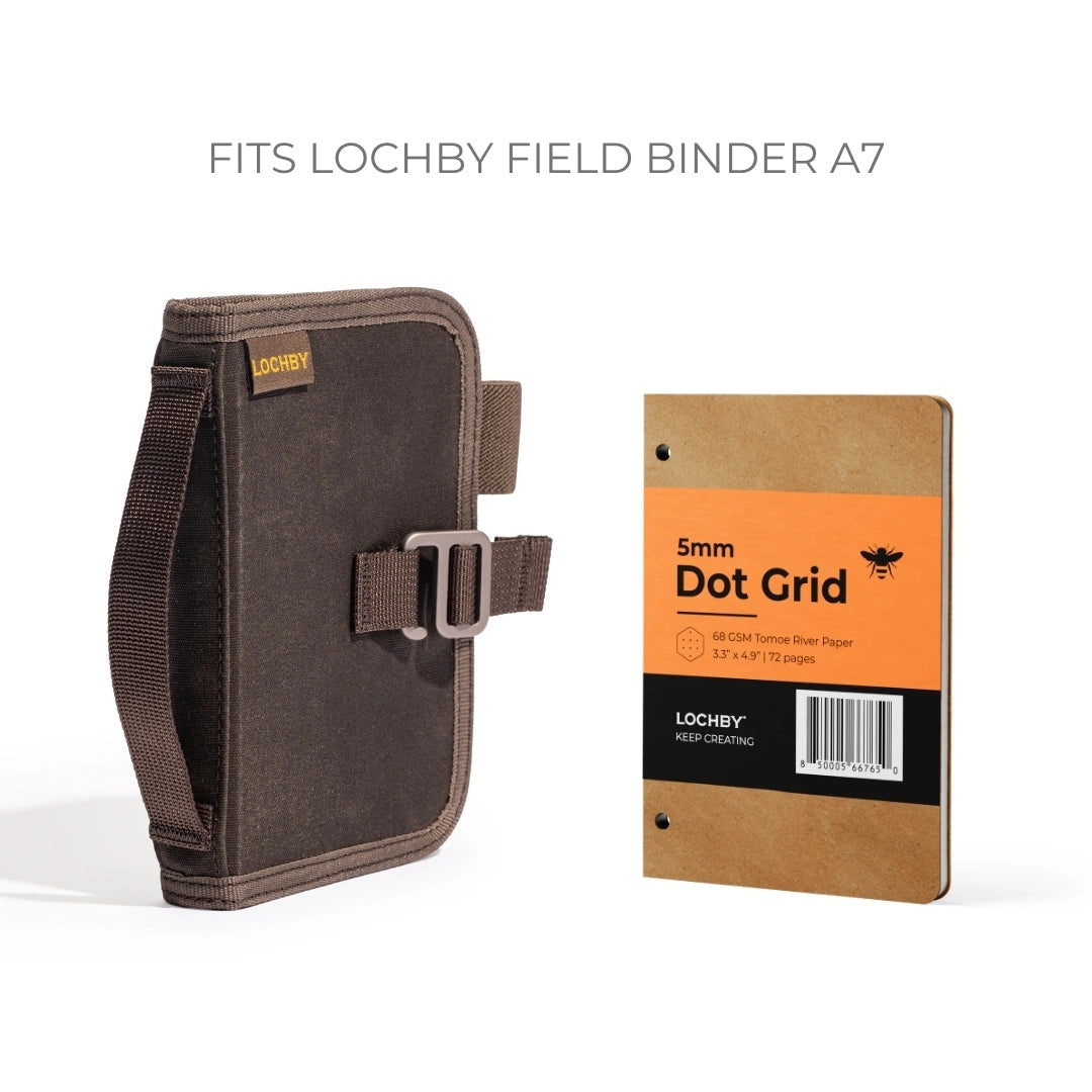 Lochby A7 Binder Refill (1-pack), Dot Grid