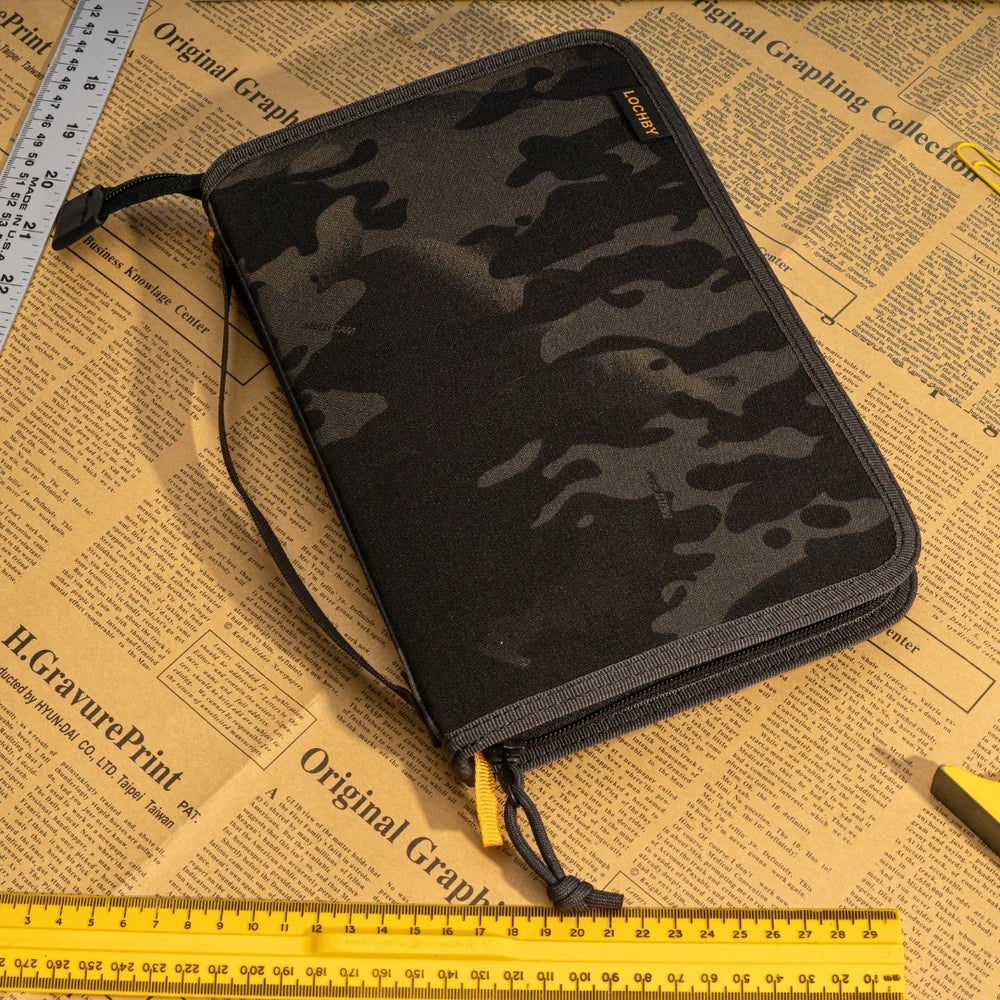 Lochby Field Folio A5, Black Multicam
