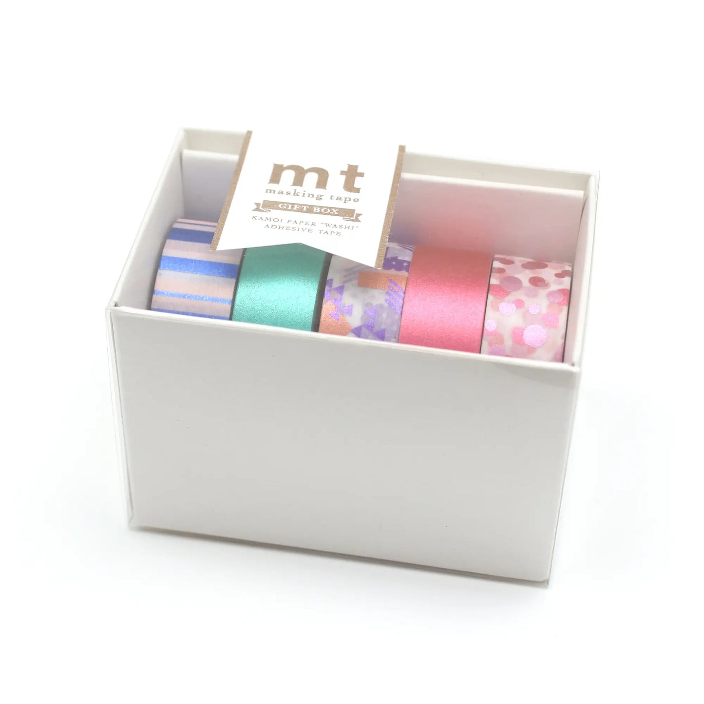 Mt masking tape Mt Gift Box set of 5 15 mm Washi Tape, Bright