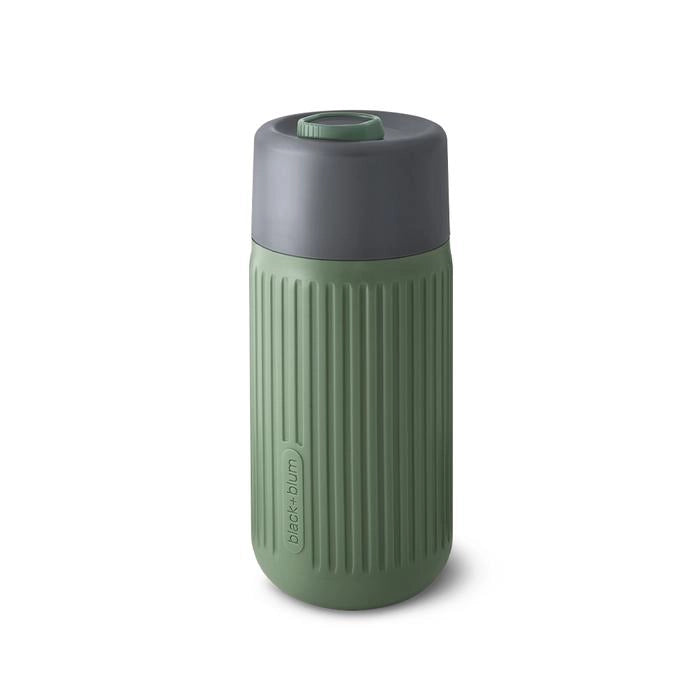 Black + Blum Glass Travel Cup, Olive