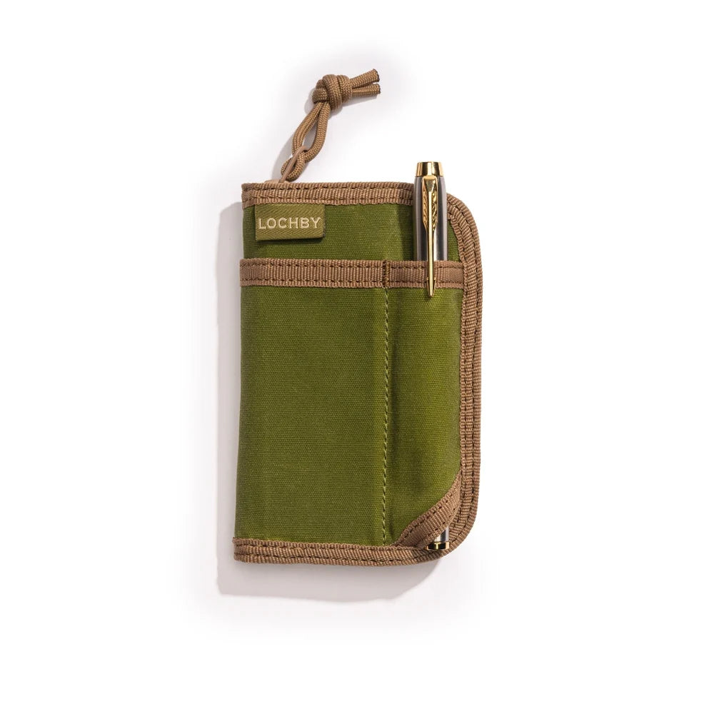 Lochby Mini Pocket Journal, Olive