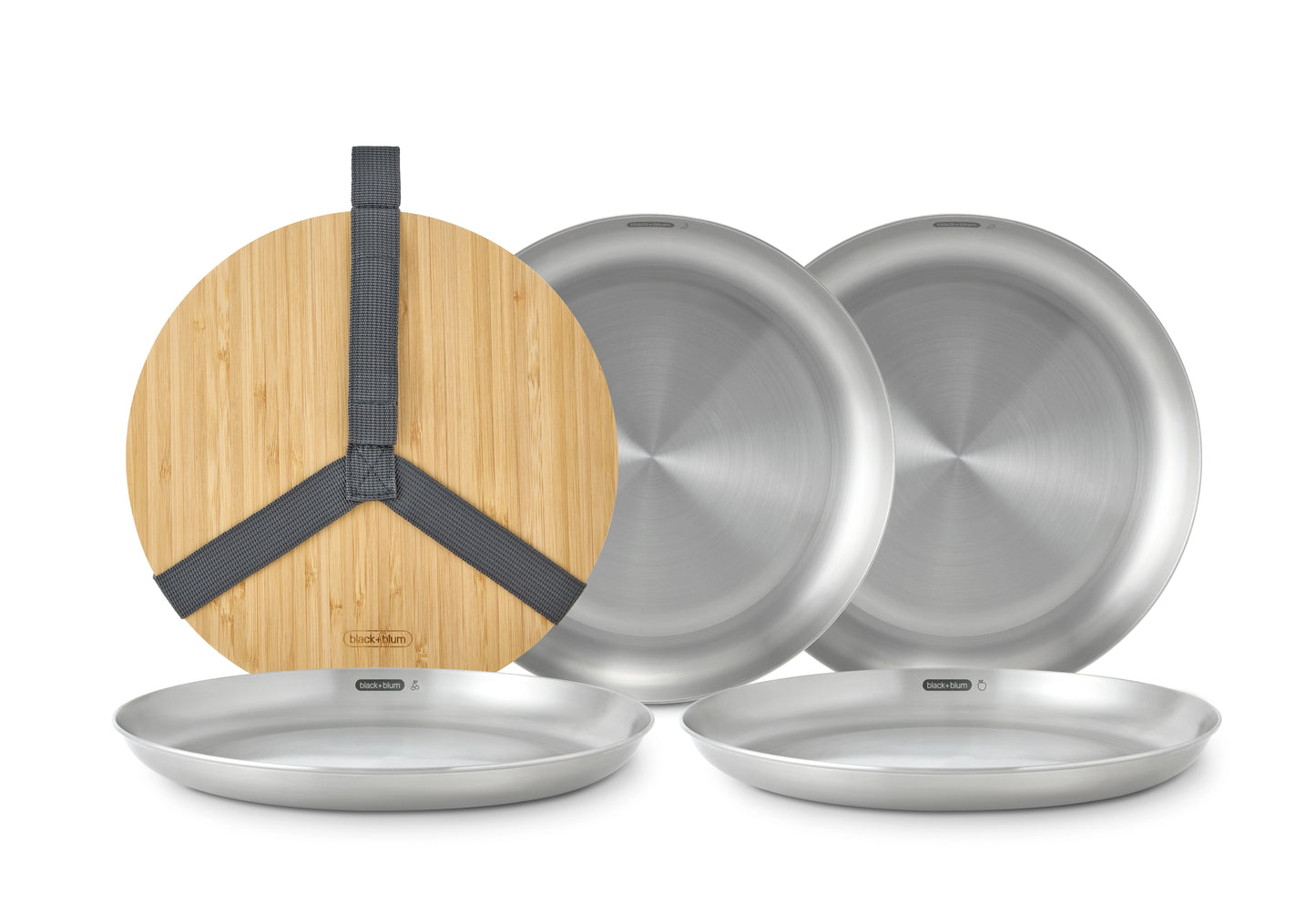 Black + Blum Stainless Steel Plate Set