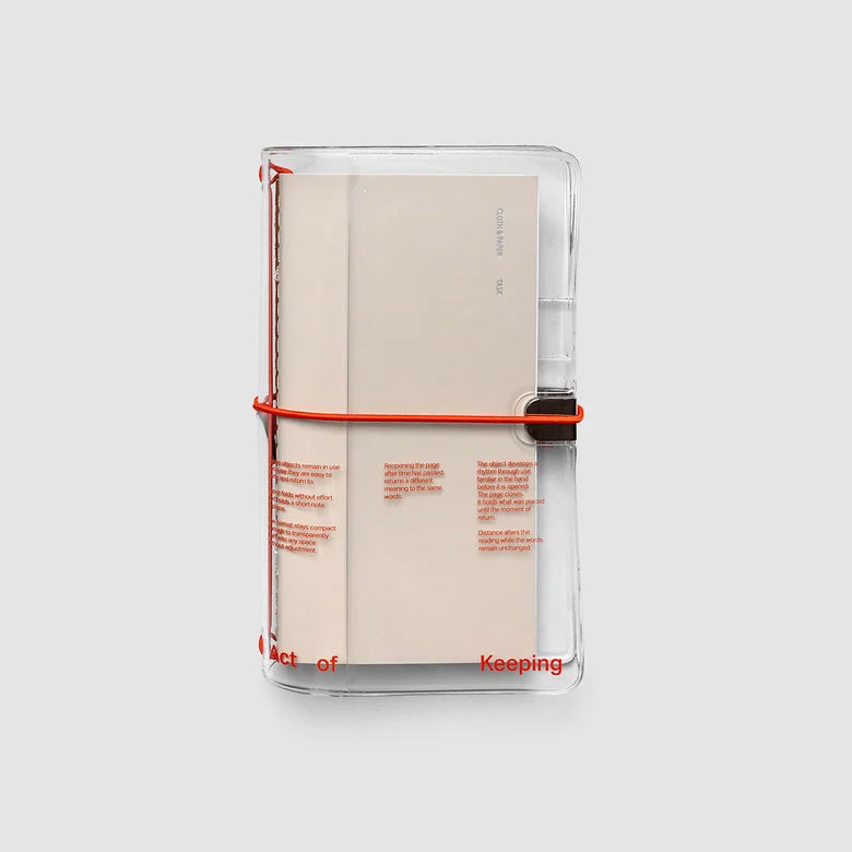 Cloth & Paper Act of Keeping Travel Cover Clear Vinyl, Pocket Plus