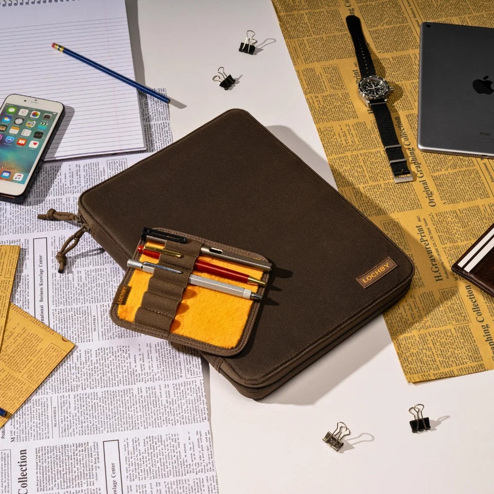 Lochby Daily Folio A4, Brown