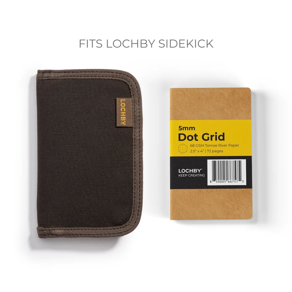 Lochby Tomoe River Notebooks A7 (Pack of 4), Dot Grid