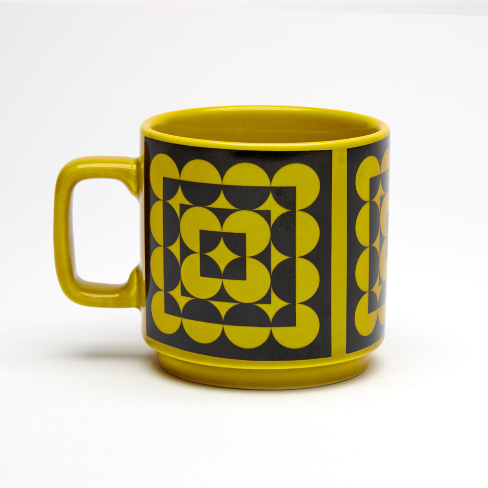 Magpie x Hornsea Mug, Squarcles Chartreuse