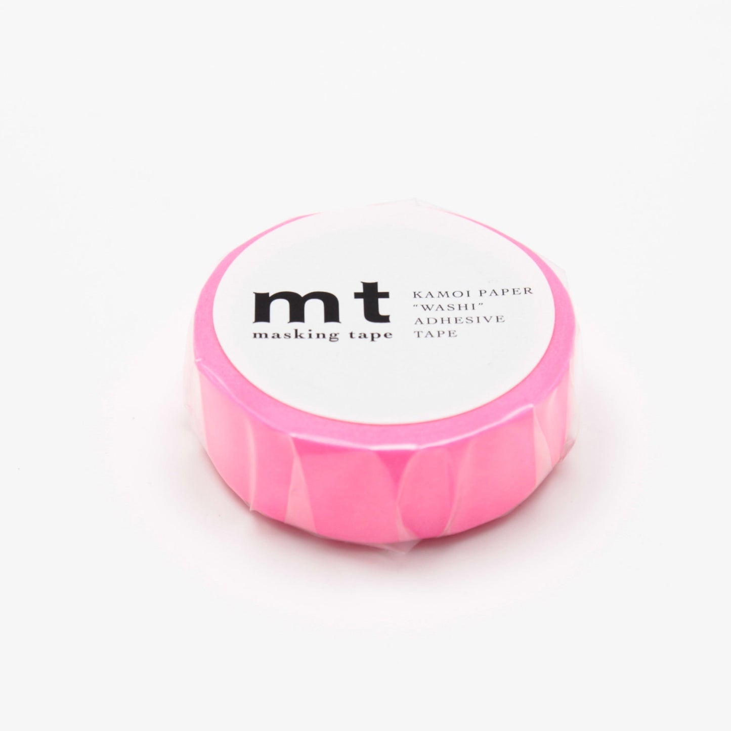 Mt masking tape Mt Basic Shocking 15mm Washi Tape, Pink