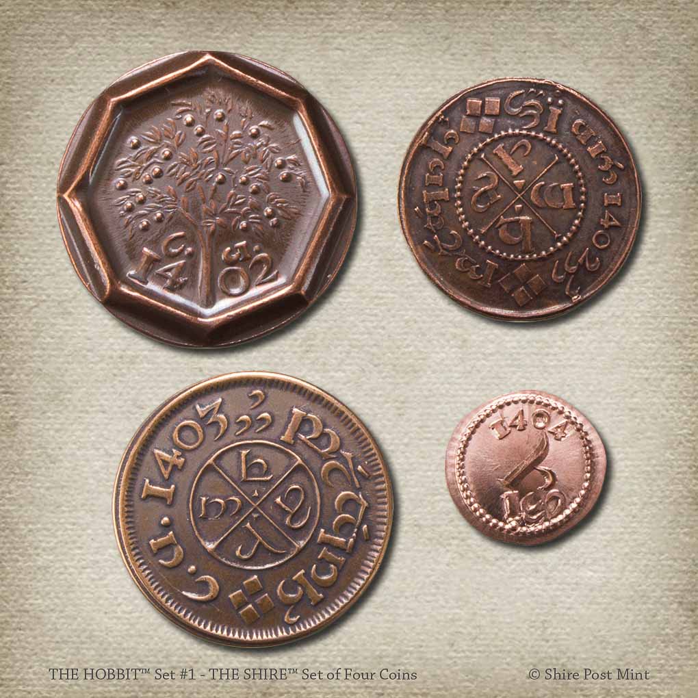 Shire Post Mint The Hobbit Set #1 - The Shire Set of Four Coins