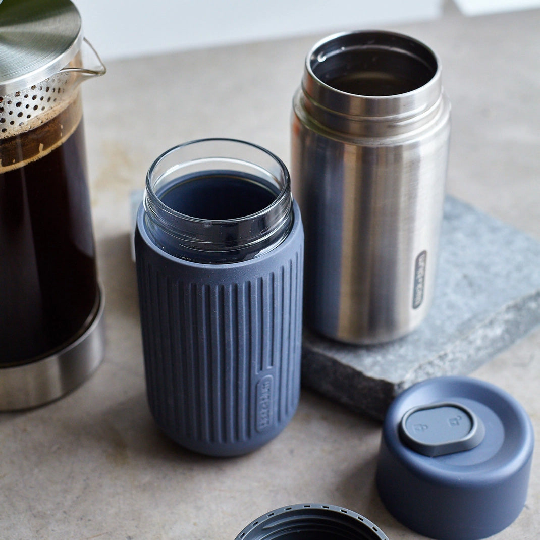 Black + Blum Glass Travel Cup, Slate