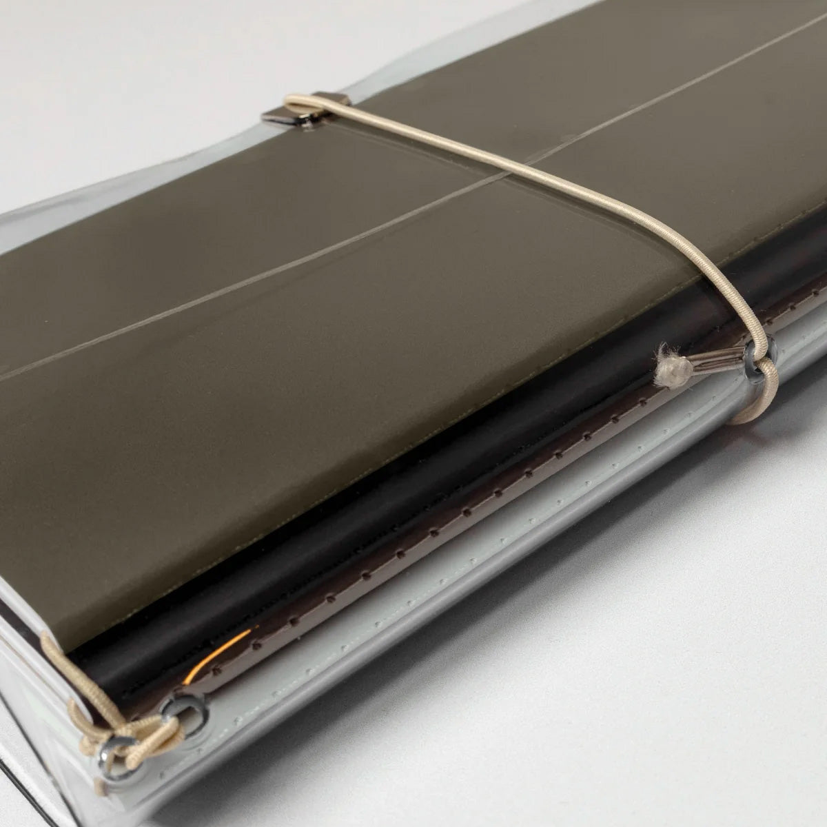 Cloth & Paper Clear Vinyl Travel Notebook Cover, A5 Slim
