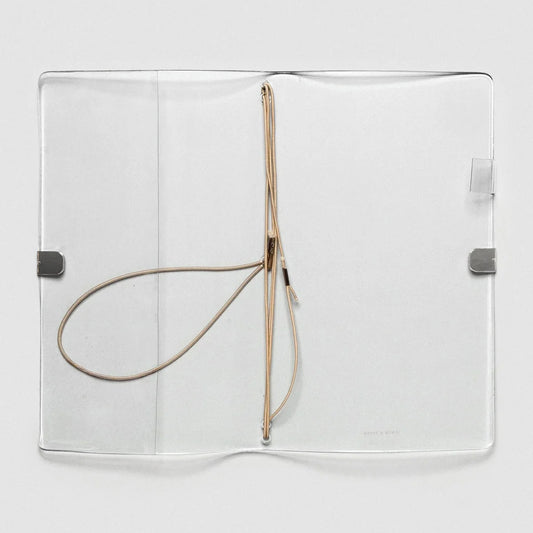Cloth & Paper Clear Vinyl Travel Notebook Cover, A5 Slim