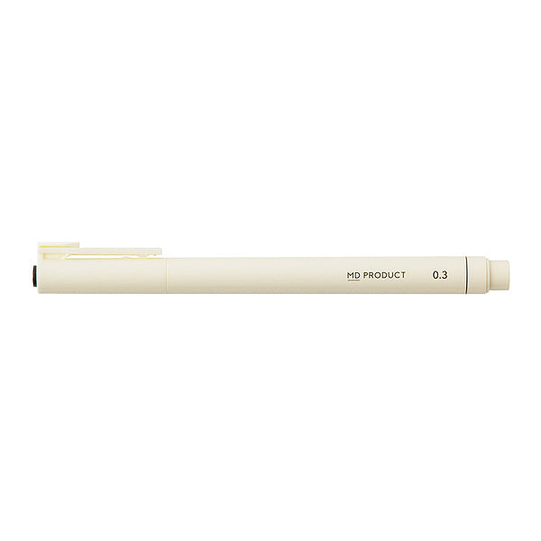 Midori MD Drawing Pen 0.3mm, Black