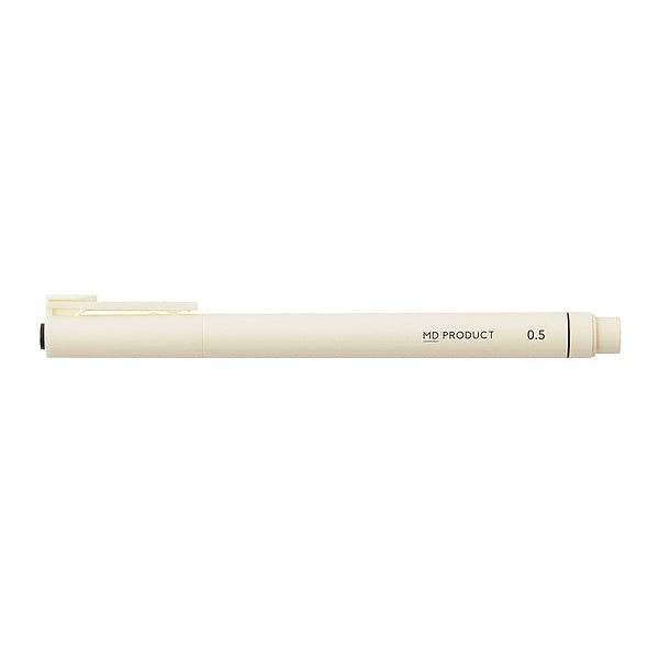 Midori MD Drawing Pen 0.5mm, Black