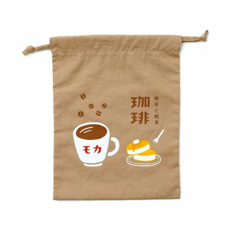 Hightide Retro Drawstring Bag Medium, Coffee