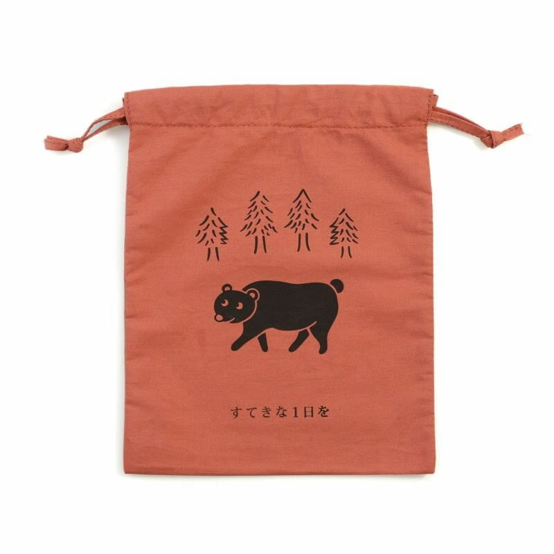 Hightide Retro Drawstring Bag Medium, Bear