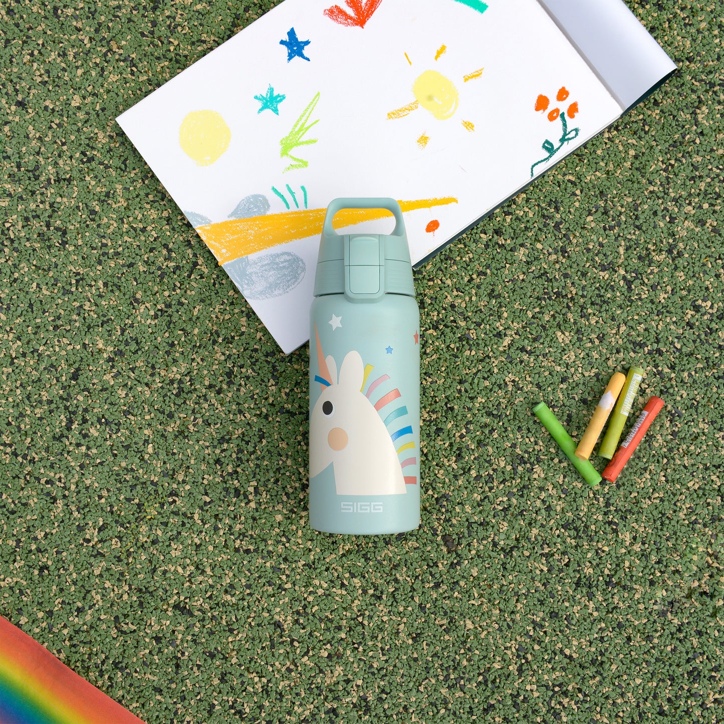 SIGG Kids Water Bottle Shield Therm ONE 0.5L, Uni-Stars