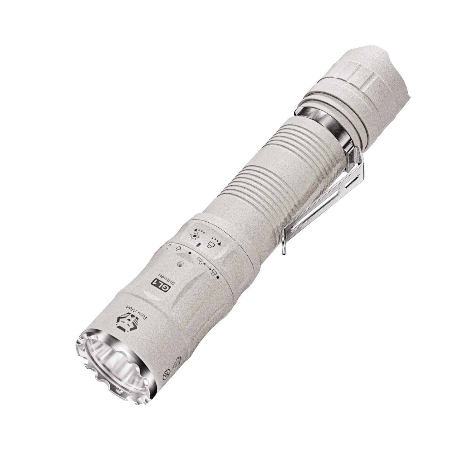 RovyVon Defender GL1 Tactical Flashlight 7000K, Marble