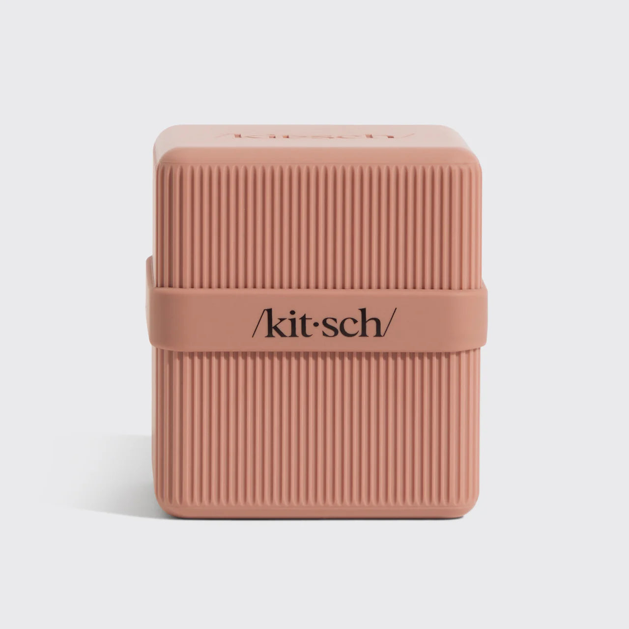 KITSCH 2-Compartment Travel Case, Terracotta