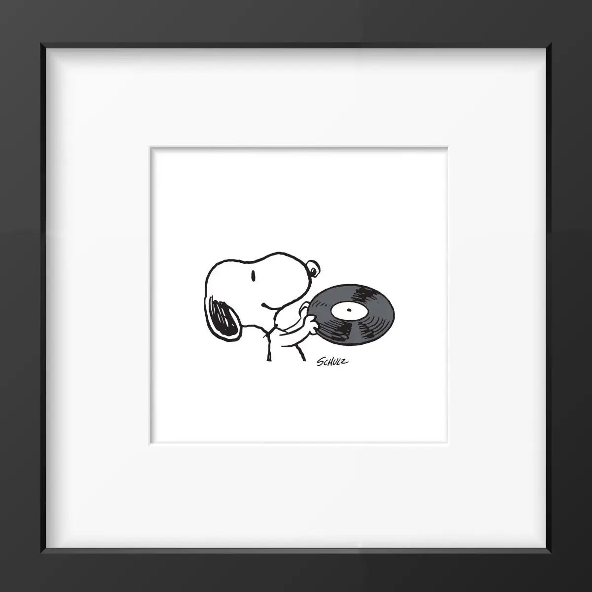 Magpie Peanuts Framed Print, Vinyl