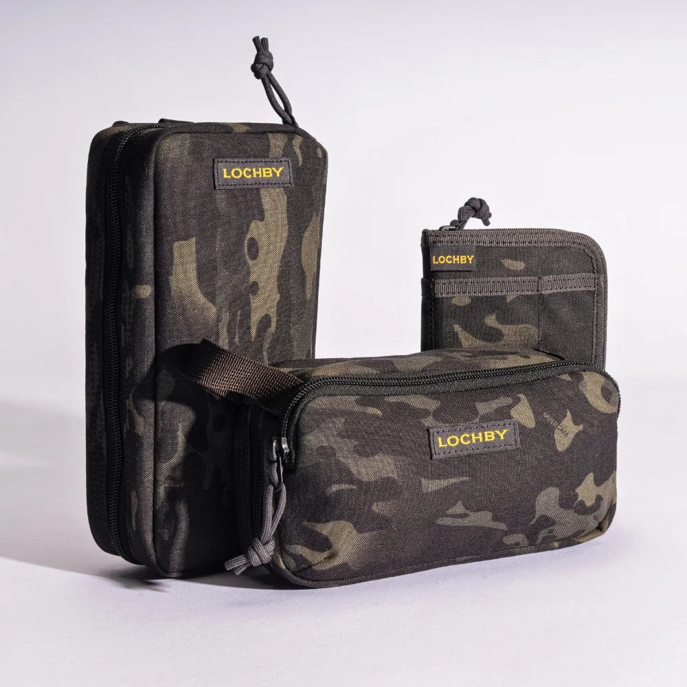 Lochby Mini Venture Pouch, Black Multicam