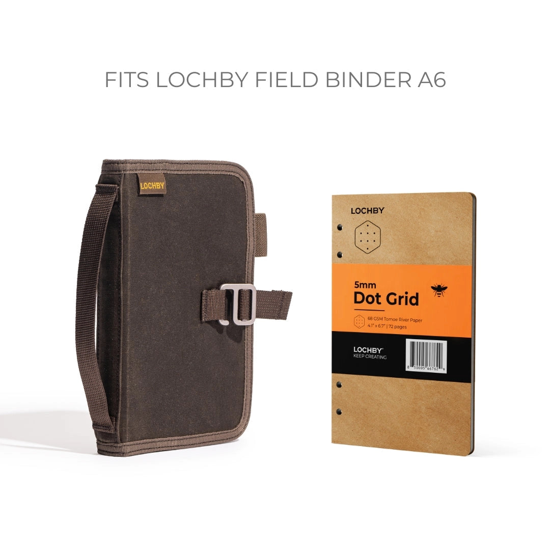 Lochby A6 Binder Refill (1-pack), Dot Grid