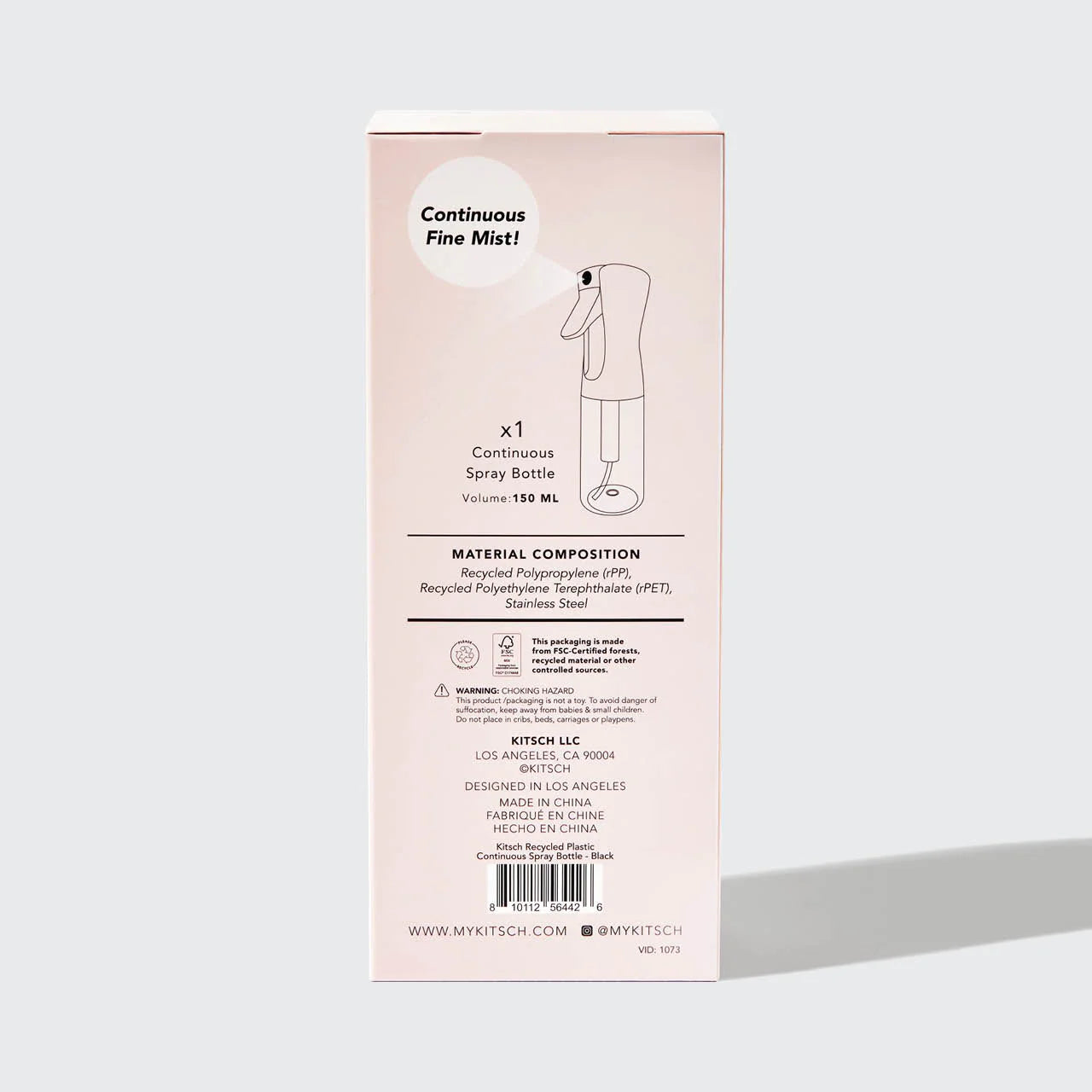 KITSCH Continuous Spray, Black