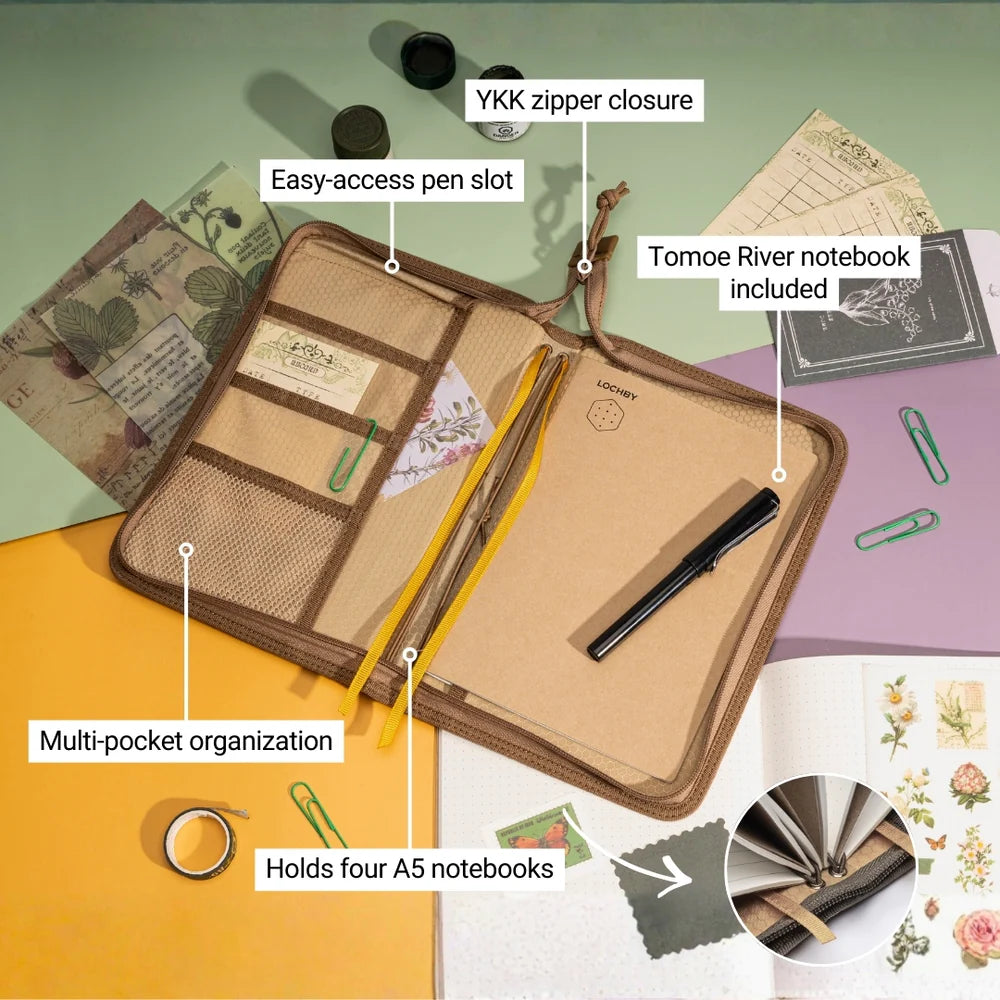 Lochby Field Folio A5, Honey