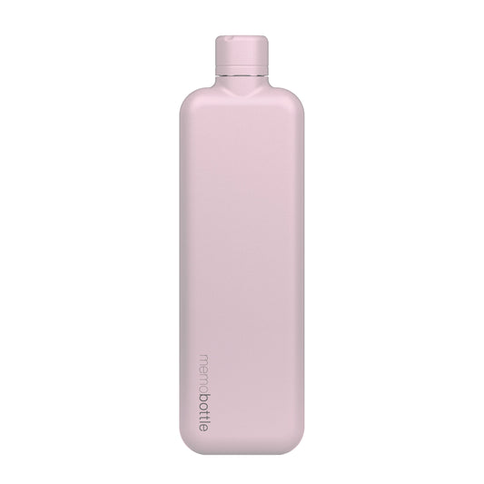Memobottle™ Slim Stainless Steel 600ml, Pink Salt