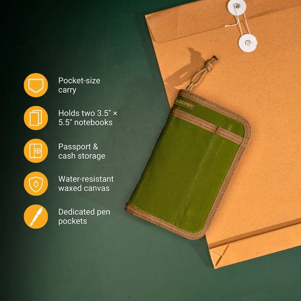 Lochby Pocket Journal, Olive