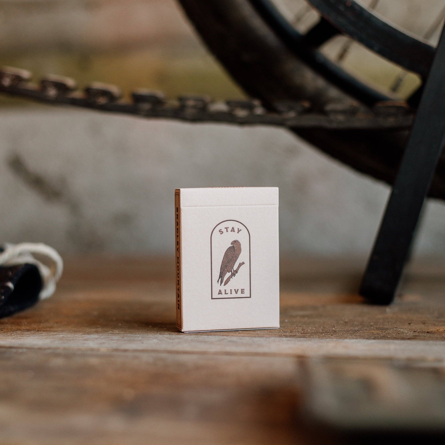 Bradley Mountain Survival Playing Cards, Cream