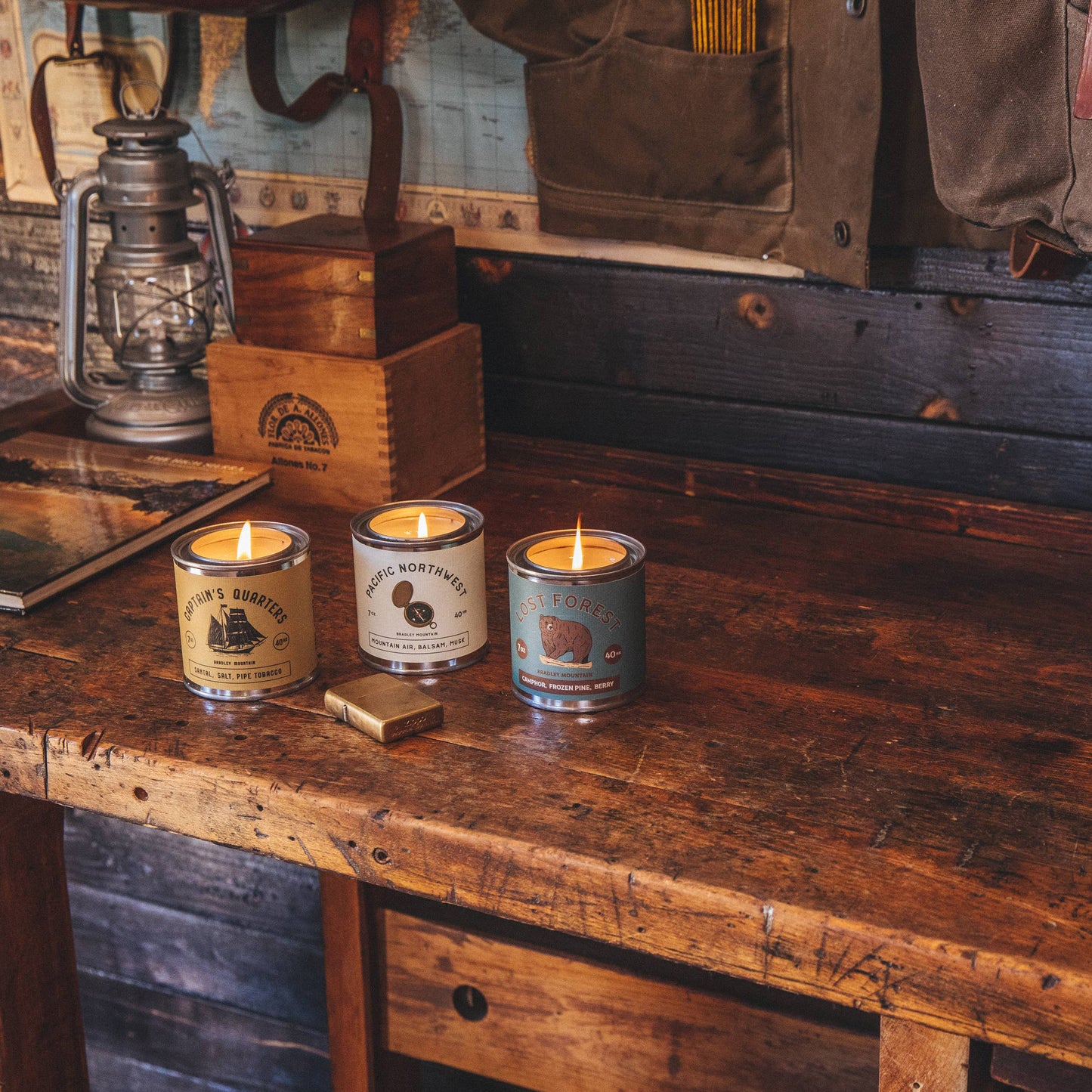 Bradley Mountain Captain's Quarters Candle