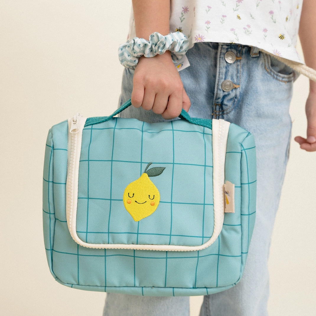 The Cotton Cloud Toiletry Bag, Lola Lemon