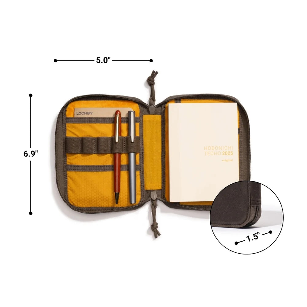 Lochby Daily Folio A6, Brown