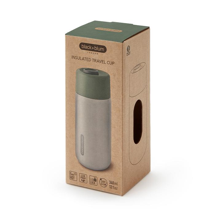 Black + Blum Insulated Travel Cup, Olive