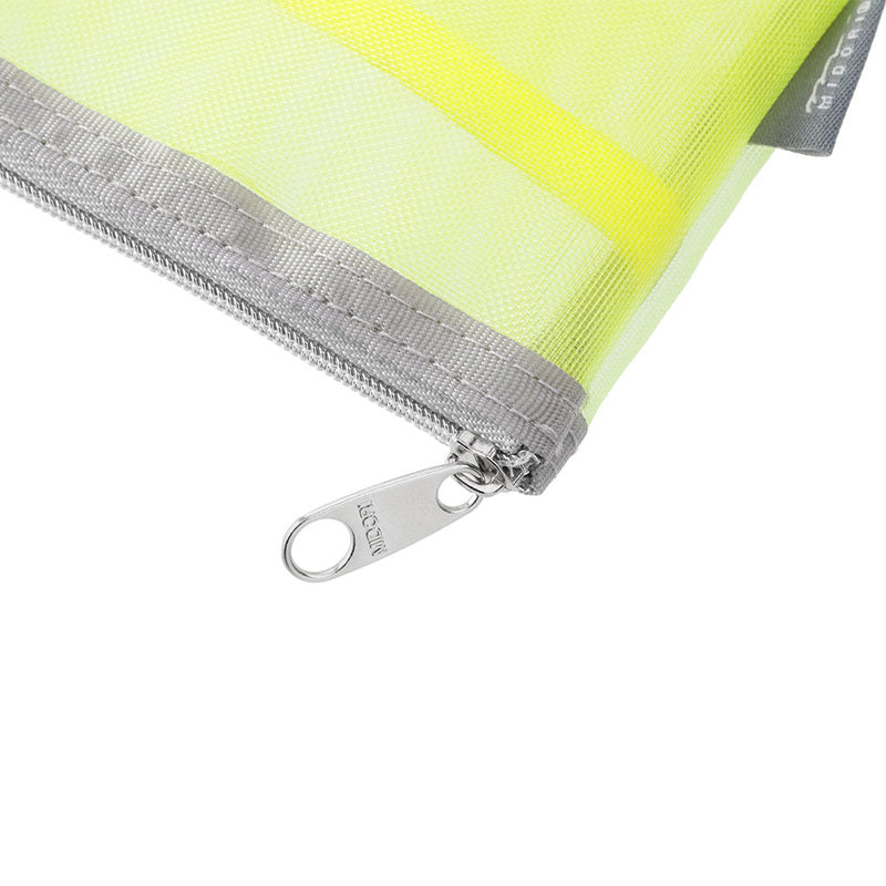 Midori Pen & Tool Pouch Mesh, Yellow Green