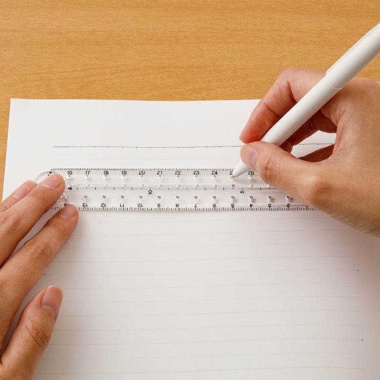Midori Multi Ruler Clear, 30cm