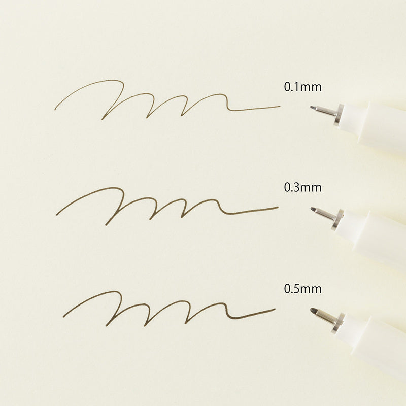 Midori MD Drawing Pen 0.3mm, Black