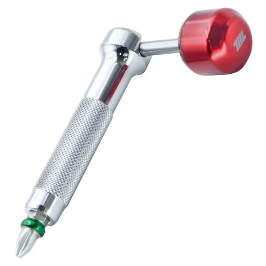 711L Lollipop Bit Driver, Stainless Steel / Red