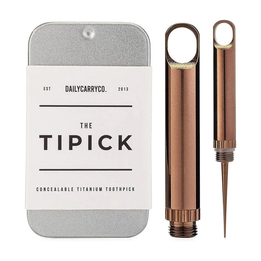 Daily Carry Co TiPick Titanium Toothpick, Rose Gold
